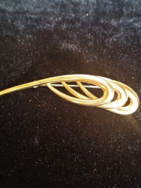 Antqiue Krementz Gold Brooch